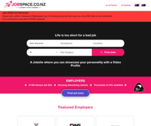 Myjobspace.com.au(Launchsite for every Aussie Career) Screenshot