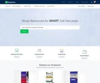 Myjobtests.com(Practice Job Aptitude Tests) Screenshot
