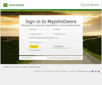 Myjohndeere.com(Myjohndeere) Screenshot
