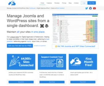 Myjoomla.com(Ultimate Toolset For Managing 1000s of WordPress/Joomla Sites) Screenshot