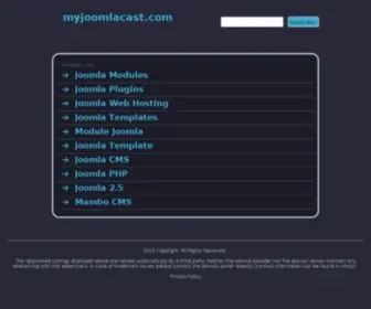 Myjoomlacast.com(Joomla Video Tutorials) Screenshot