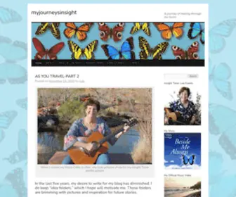 Myjourneysinsight.com(A journey of healing through my music) Screenshot