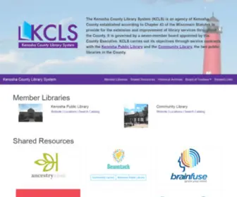 MYKCLS.info(Kenosha County Library System) Screenshot