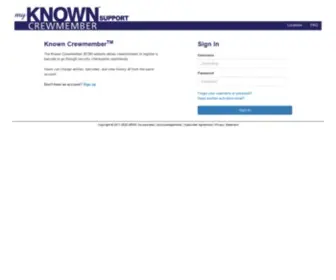 MYKCmsupport.com(Known Crewmember) Screenshot