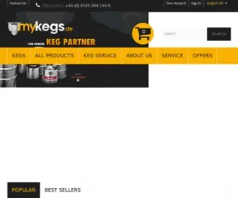 Mykegs.de(Bierfässer) Screenshot