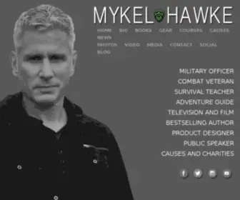 Mykelhawke.com(Mykel Hawke) Screenshot