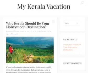 Mykeralavacation.com(Kerala Vacation Packages All Inclusive) Screenshot