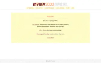 Mykey3000.com(Web Design) Screenshot