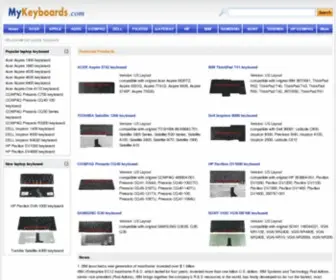 Mykeyboards.com(Notebook keyboard) Screenshot