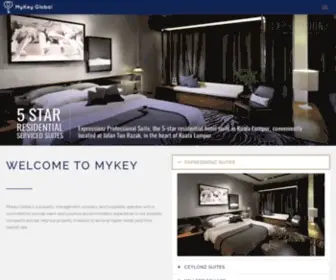 Mykeyglobal.com(A property management & hospitality operator in Kuala Lumpur) Screenshot