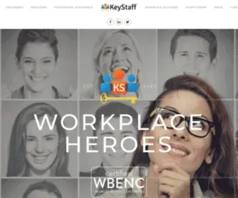Mykeystaff.com(KeyStaff, Inc) Screenshot