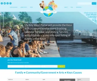 Mykeywestportal.com(My Key West Portal is the Social Calendar for the Florida Keys and Key West) Screenshot