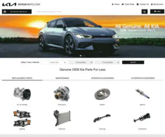 Mykiaparts.com(Shop Genuine Kia Parts and Accessories) Screenshot