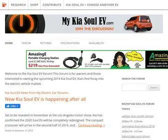 Mykiasoulev.com(Kia Soul EV Forum) Screenshot