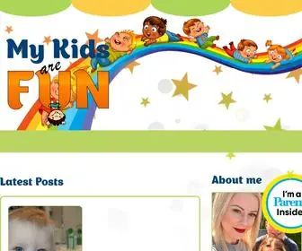 Mykidsarefun.com(A Parenting Blog) Screenshot