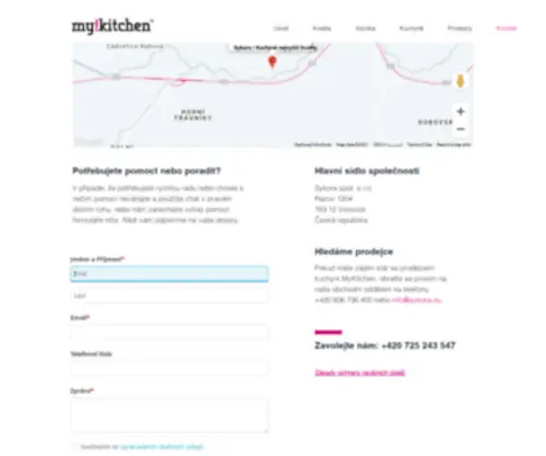 Mykitchen.cz(Kuchyně mykitchen) Screenshot