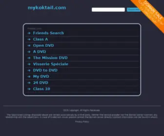 Mykoktail.com(My Koktail.com) Screenshot