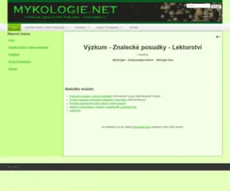 Mykologie.net(Výzkum) Screenshot