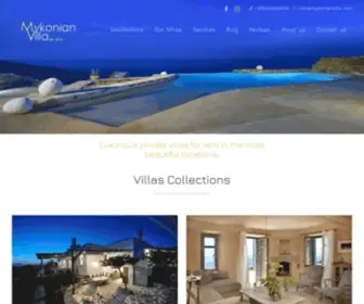 Mykonianvilla.com(Mykonian Villa) Screenshot