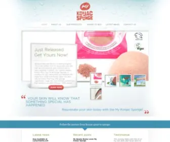 Mykonjacsponge.com(My Konjac Sponge) Screenshot