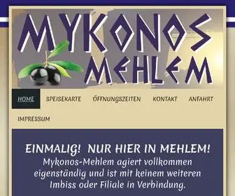 Mykonos-Mehlem.de(Mykonos Grill Mehlem) Screenshot