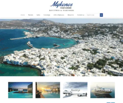 Mykonos-Realestate.com(Mykonos Realestate) Screenshot