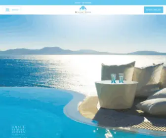 Mykonosgrand.gr(Luxury Resort & Hotel Mykonos Grand) Screenshot