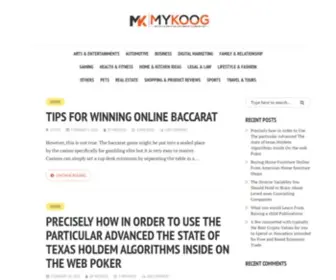 Mykoog.com(And on the eighth day) Screenshot