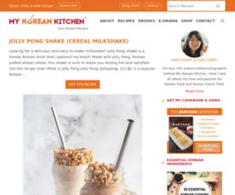 Mykoreankitchen.com(Easy Korean Recipes) Screenshot