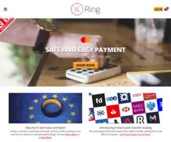 MYkring.com(K Ring: the smart ring) Screenshot