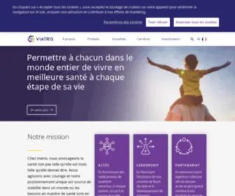 Mylan.fr(Une meilleure santé pour un monde meilleur) Screenshot