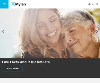 Mylan.in(Mylan Better Health for a Better World) Screenshot