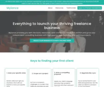 Mylance.co(Lead Gen for your Fractional Business) Screenshot