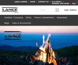 Mylancegear.com(Lance Campers Gear Store) Screenshot