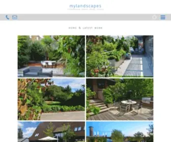 Mylandscapes.co.uk(Garden design London) Screenshot