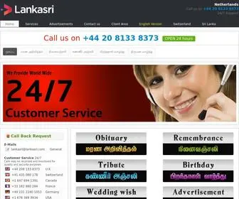 Mylankasri.com(Lankasri Network) Screenshot
