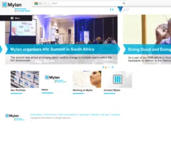 Mylansa.co.za(Better Health for a Better World) Screenshot