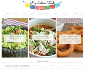 Mylatinatable.com(My Latina Table) Screenshot