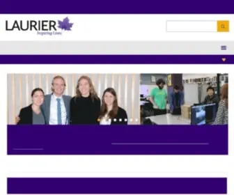 Mylaurier.ca(Wilfrid Laurier University) Screenshot