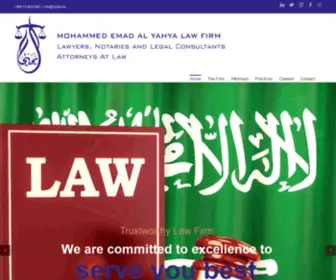 Mylaw.sa(Mohammed Emad Al Yahya Law Firm I Al Khobar I Saudi Arabia) Screenshot