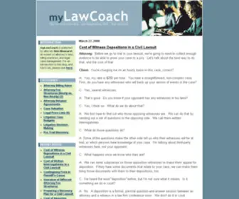 Mylawcoach.com(MyLawCoach) Screenshot