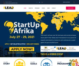 Myleadafrica.org(LEAD AFRICA International) Screenshot