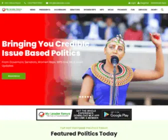 Myleader.co.ke(My Leader Kenya (MLK)) Screenshot