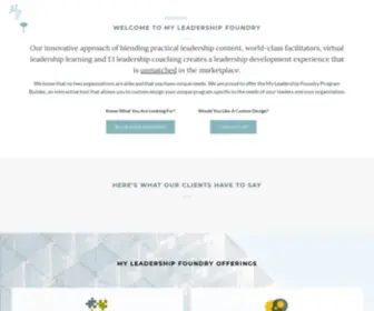 Myleadershipfoundry.com(Customized, Interactive, And Affordable Learning) Screenshot