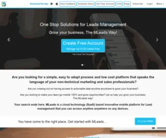 Myleadssite.com(From Lead to Customer) Screenshot