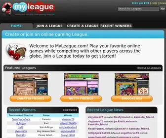Myleague.com Screenshot