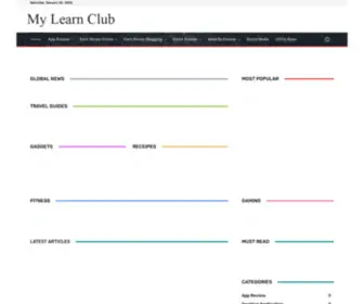 Mylearnclub.com(My Learn Club) Screenshot