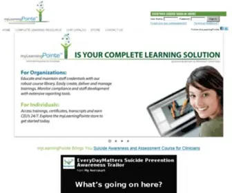 Mylearningpointe.com(Mylearningpointe) Screenshot