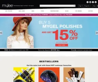 Mylee.co.uk(Professional Beauty Products Online UK) Screenshot