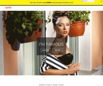 Myleefed.com(Online Clothing Store) Screenshot